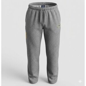 NFL Team Apparel Green Bay Packers Men's Gray Sweatpants. Size XL